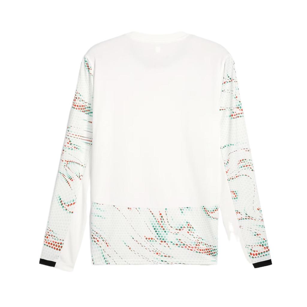 Puma Drycell Portugal 2025 Season Away Breathable Warm Comfortable Skin-Friendly Long Sleeve Football Shirt Men tops White 779210-04