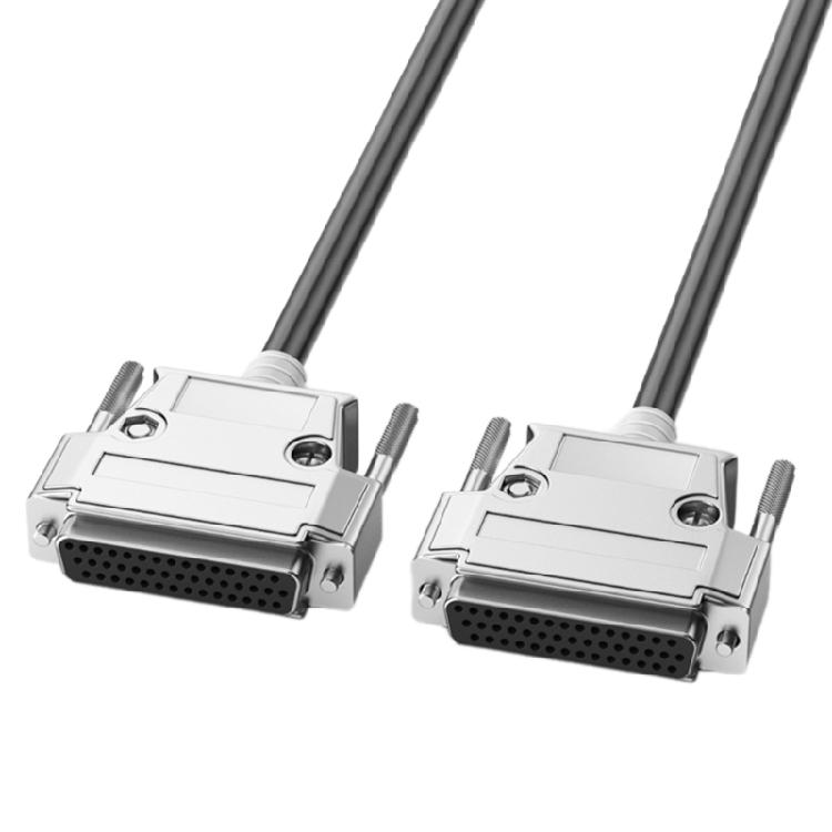 DB44 Extension Cable Double-layer Shielded Male/Female 44 Pin Serial Port Connection Wire Data Cord for 44pin Device