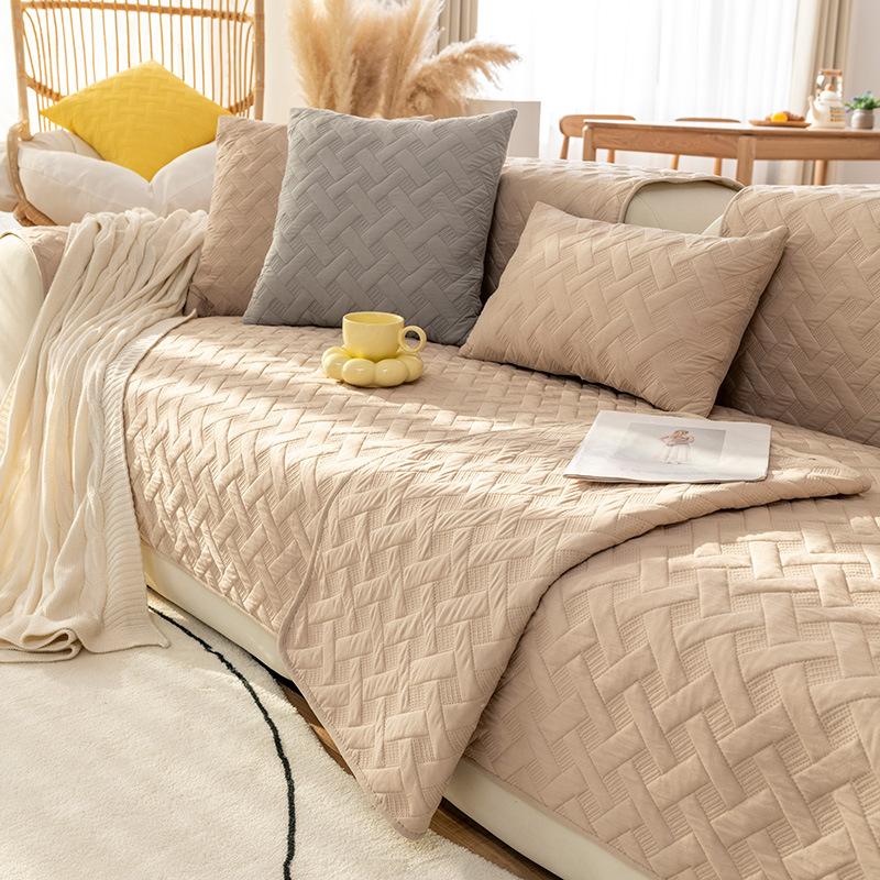 Sofa Cushion Simple Modern Cushion Non-Slip High-End Sofa Cover Slipcover Four Seasons Universal Summer Full Cover Cloth Light Luxury