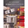 KOBACH 28cm 3-Layer Stainless Steel Steamer Pot