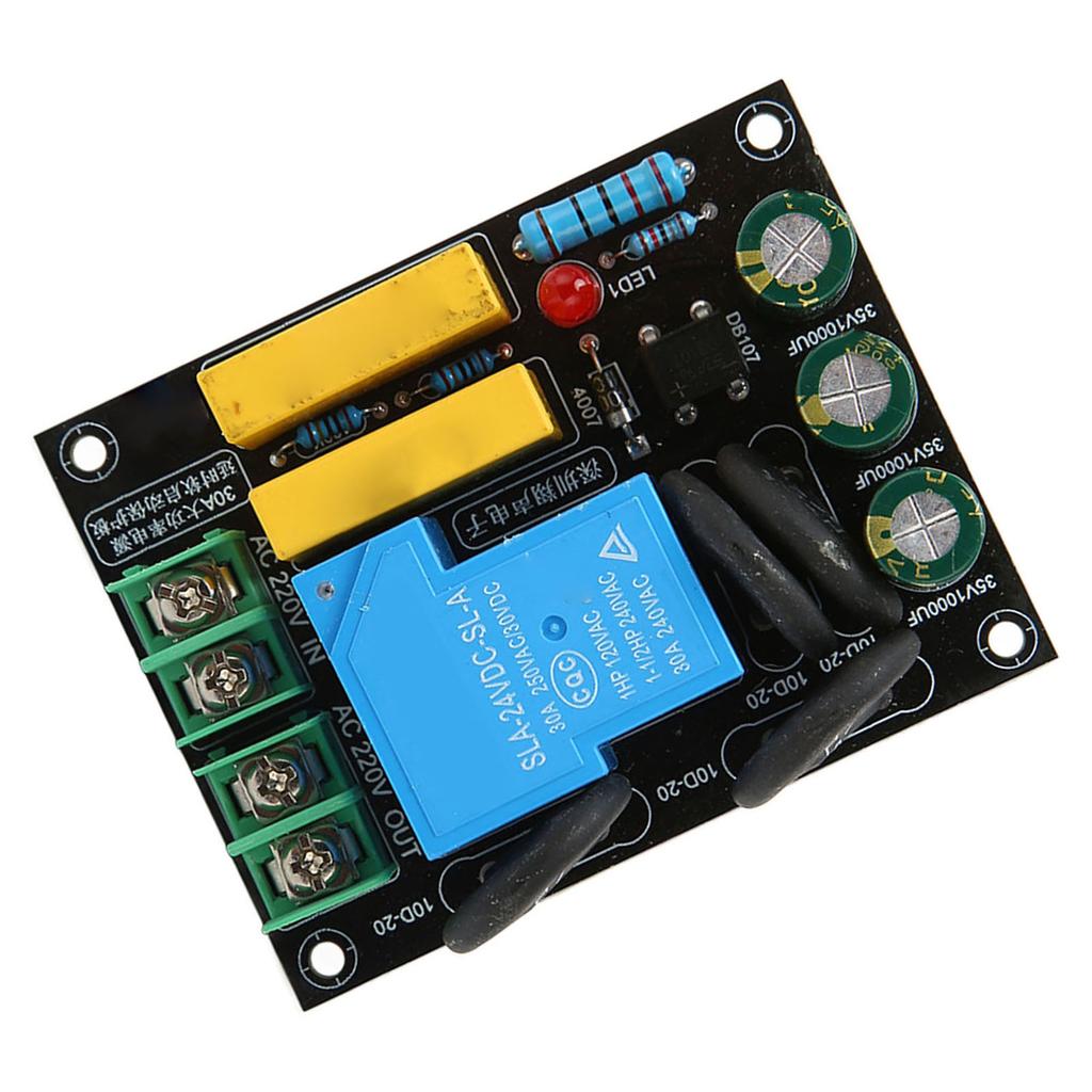 30A 6600W Soft Start Protection Module for Class A Amplifier Module AC 100V‑250V Start Protection