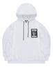 Logo Patch Hoodie White