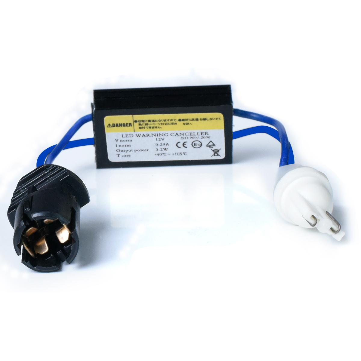 W5W W16W Canbus Cable Car LED Decoder Car Lights NO Error Warning Canceller Decoder T10 12V 2Pcs OCB Load Resistor 1piece