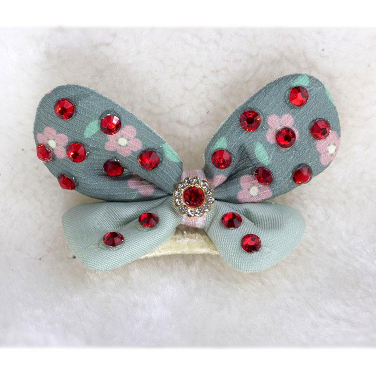 Puppy Hair Clip for Yorkshires & Maltese: Bow Knot Hairpin for All Breeds & Hair Lengths