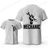 Camiseta Gráfica de Mecánico