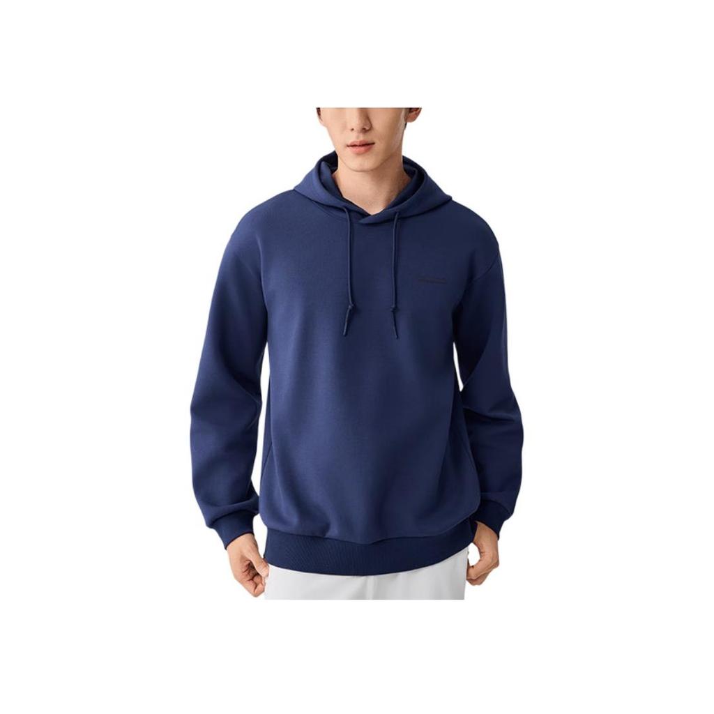 Skechers Basic Sports Series Comfortable Solid Color Sweatshirt Men tops P425M239-00DU