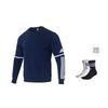 adidas SQ25 SW CREW Sweatshirt Men's Navy Blue/White JM3547