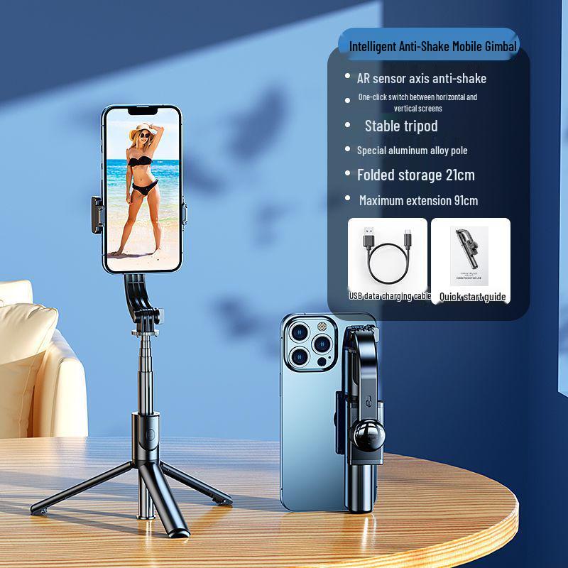 2025 Handheld Gimbal Stabilizer: Anti-Shake Mobile Phone Holder, Live Stream Tripod, and Selfie Stick