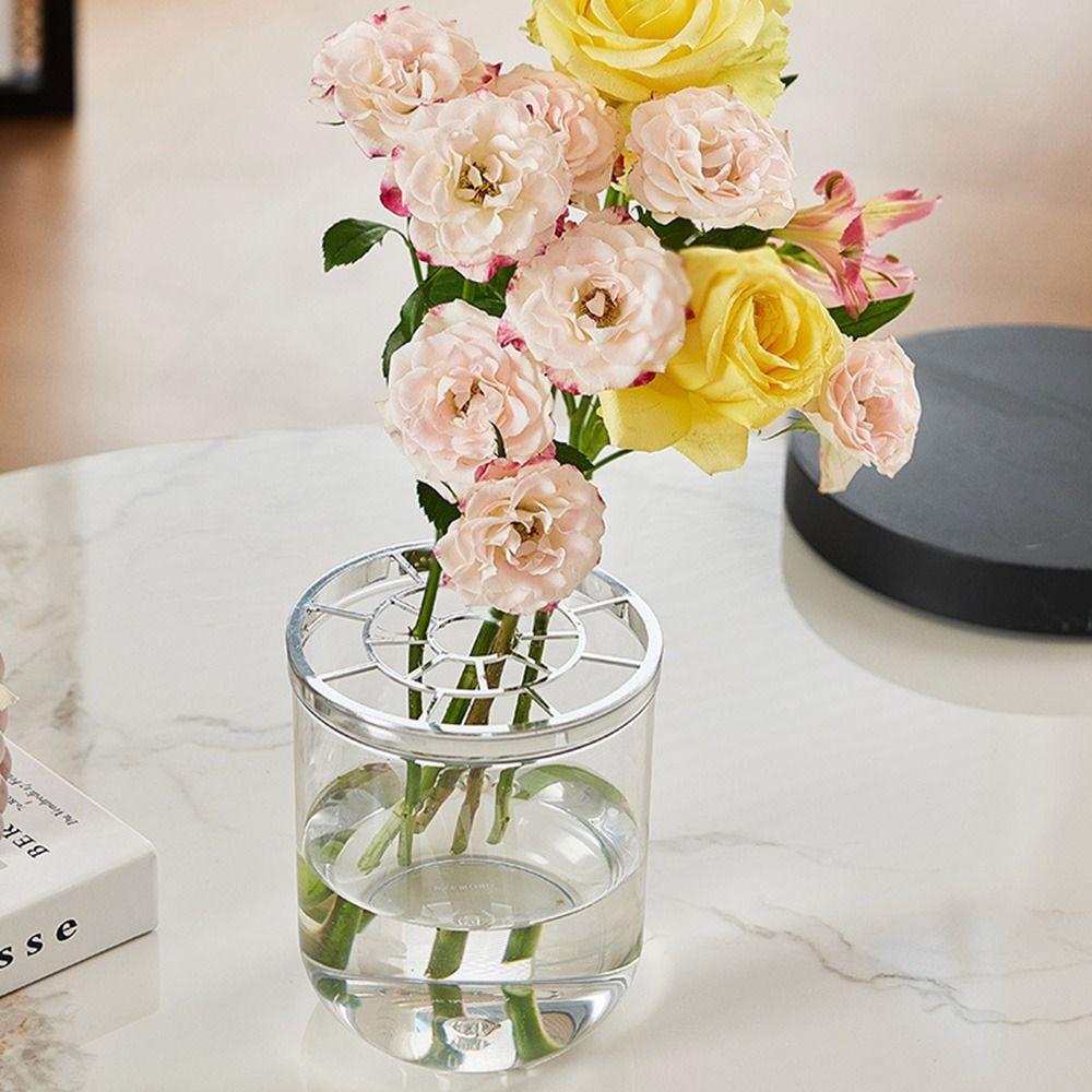 Creative Hydroponic Flower Vase Unbreakable Clear Cylinder Vase  Wedding Centerpieces