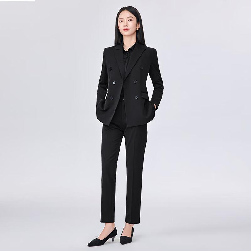 Women's Professional Double-Breasted Suit Set
