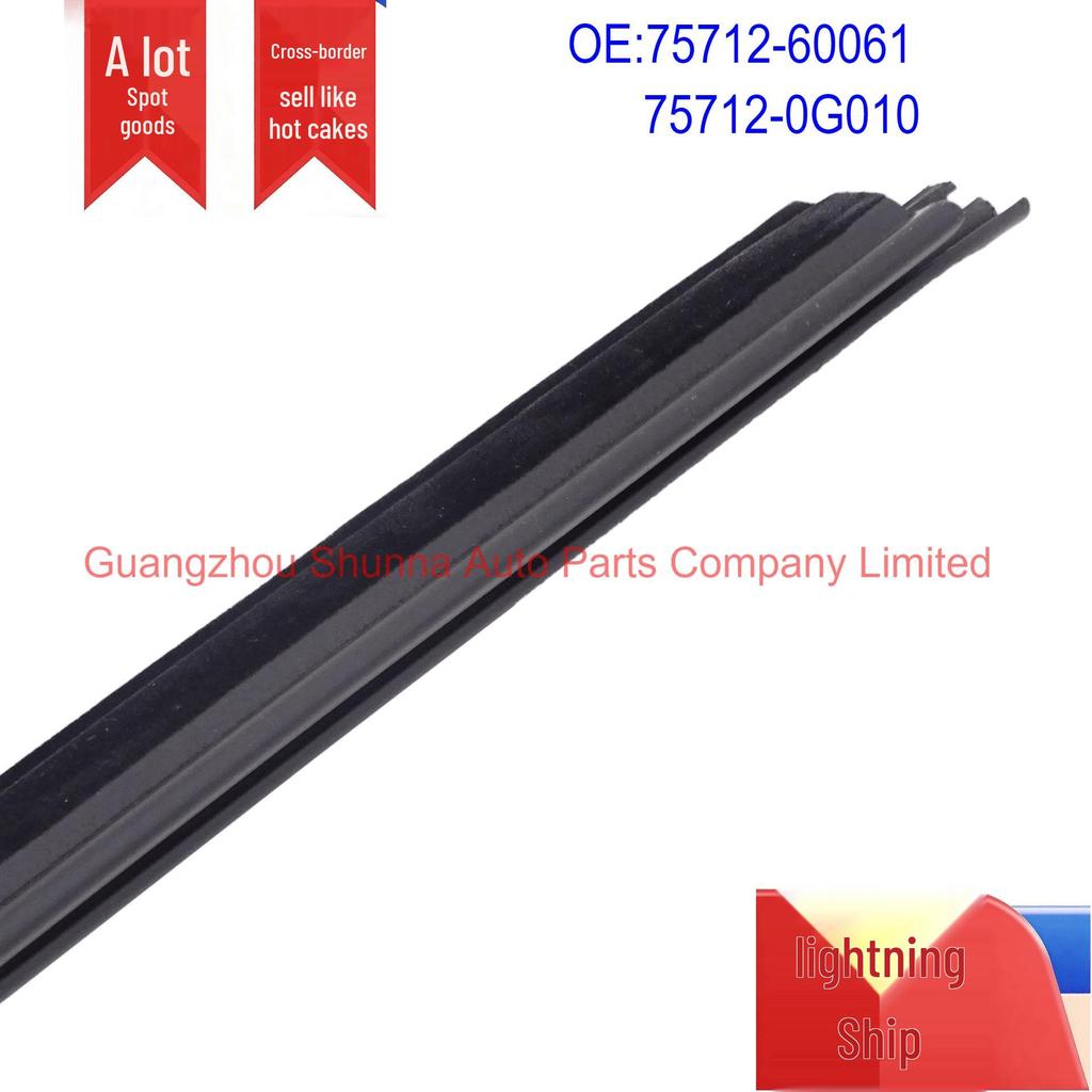 Left Front Door Glass Weatherstrip for Toyota Land Cruiser Prado (75712-60061/0G010)