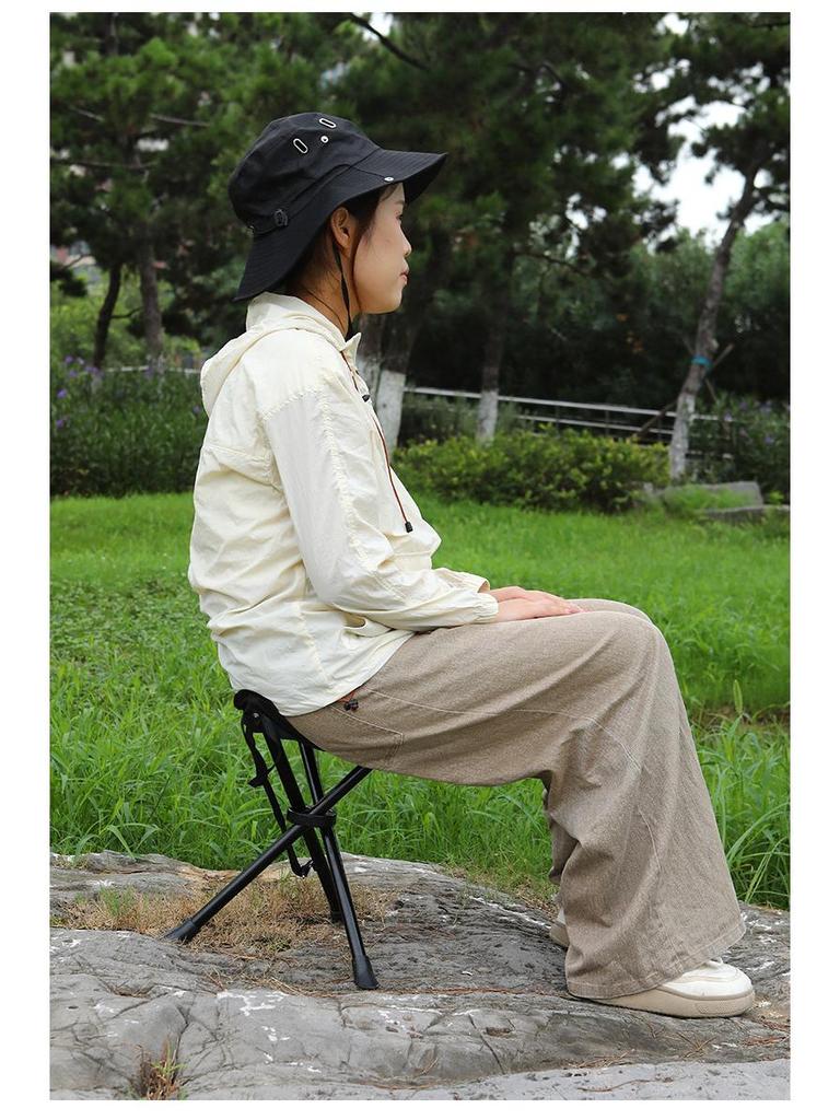 Portable Ultra-Light Camping Chair: Outdoor Folding Stool for Art, Fishing, and Travel