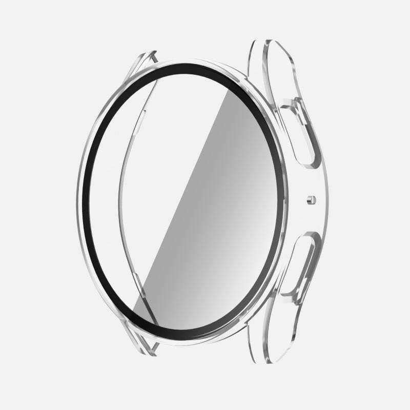 Compatible Dropproof Case with Integrated Film for Samsung Galaxy Watch 7 - 40/44mm Galaxy Watch7 44mm прозрачный