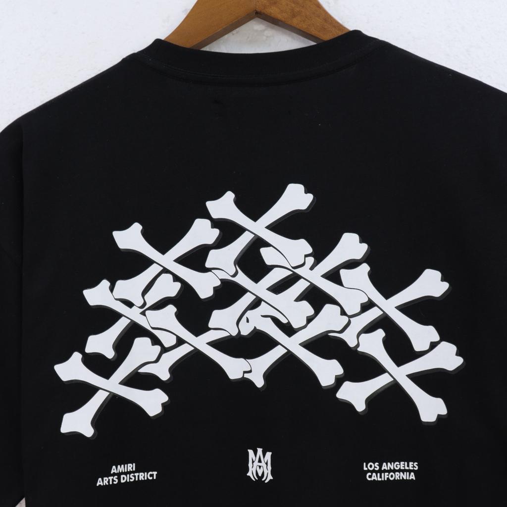 2209 Amiri 2025 Sommer Ny Herre- og Dame Løs Høy Kvalitet Bomull Pluss Størrelse T-skjorte Par T-skjorte