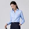 Trolman Women's Wrinkle-Free V-Neck Long-Sleeve Professional Blouse