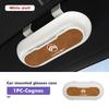 Suede Car Sun Visor Glasses Case Organizer Box Sunshade Holder For Citroen C4 C3 C5 C1 C2 C6 C4L DS3 DS4 Berlingo Picasso Jumper aiv256