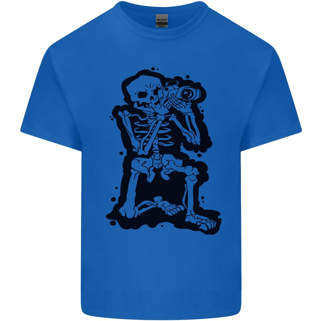A Skeleton Photographer Photography Unisexs Light Cotton TShirt