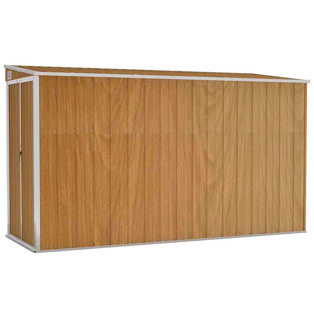 Vidaxl Garden Shed, Wall-Mounted, Brown, 118X288X178 Cm