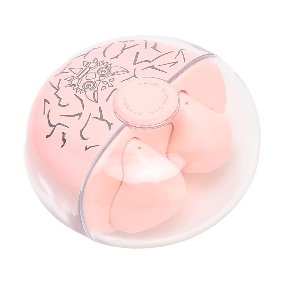 Bluetooth Ohrhörer Multifunktionell Stilvoll HiFi Stereo Sound Intelligente Geräuschunterdrückung Kabellose Gaming Kopfhörer Rosa