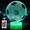 Luminous 3D Football Lamp Soccer Ball Table Lamp Easy To Use LED Night Light  Girls