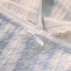 Ladies Sweet and Cute Blue Printed Cotton Student Mid Waist Panties