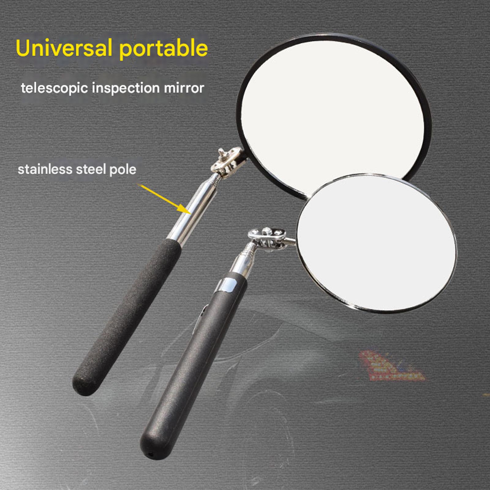 

Adjustable Length Engine Chassis Check Mirror Telescopic Inspection Mirror For Mechanics And DIY Enthusiasts 84mm