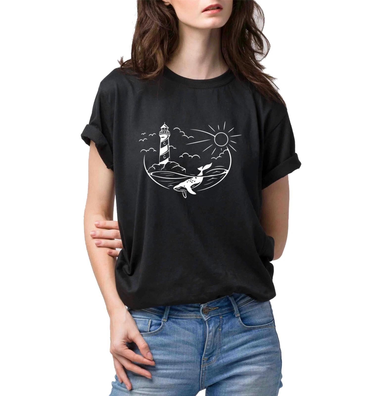 Unisex Slim Fit T-Shirt - Whale Dive Original Clip Art Summer Crewneck Slim Fit 3XL