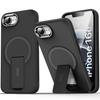Case for iPhone 17e / 16e, Kickstand Matt Case, for MagSafe, Black