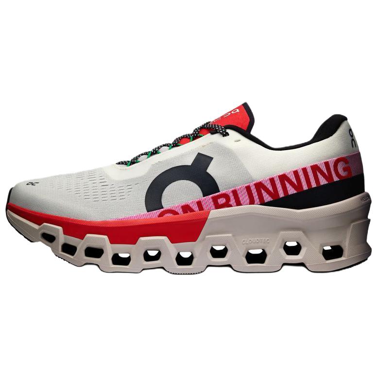 Cloudmonster 2 Ivory Silver Red Men Sneakers Cream 3ME10122906
