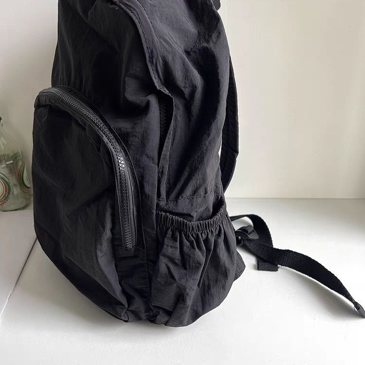 Japanischer Stil Ultraleichter Nylon-Rucksack für Herren Damen Große Kapazität Reise Schultasche