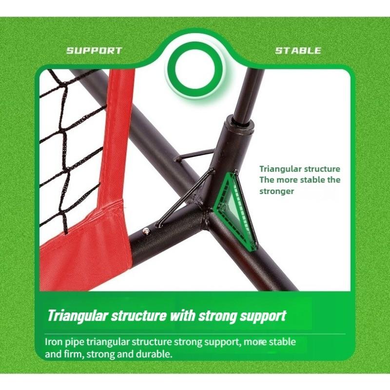 Collapsible Baseball & Softball Practice Net Hitting & Pitching Practice Frame Outdoor Portable Baseball Training Supplies