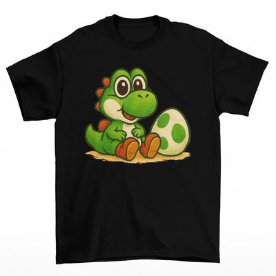 Baby Yoshi T-Shirt Unisex Erwachsene Lustig Größen Labubu Hässlich Videospiele NES SNES Neu