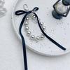 Ballet Style Ribbon Bowknot/Butterfly/Heart Key Rings Beaded Keychain Pendant Bag Accessory for Fashion Enthusiasts