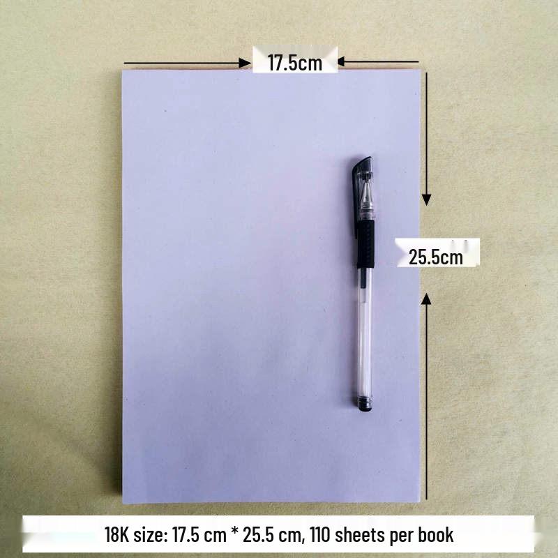 Super Value Thick Note Paper Notebook - 110 Blank Sheets