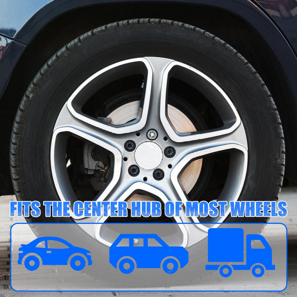 Dekielki na piasty kół samochodowych ABS Pokrywa środkowa piasty koła pojazdu Dekielki środkowe piasty koła samochodowego Akcesoria samochodowe 4 szt. do samochodu ciężarowego