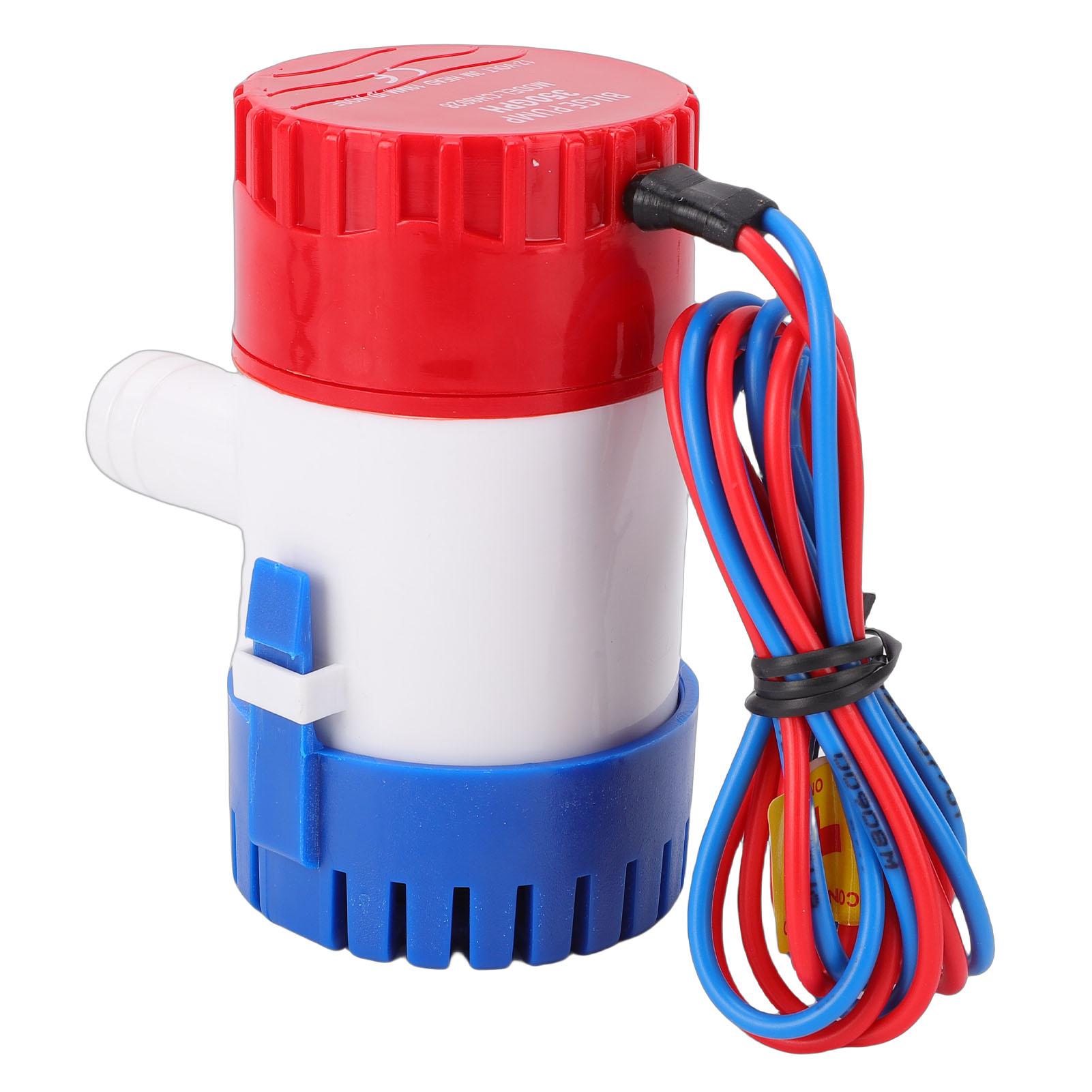 

Automatic Boat Bilge Water Pump 12V 350GPH Quiet Motor Submersible Bilge Pump 3 4 Inch Outlet