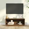 VidaXL TV Stand Honey Brown 90x35x35 Cm Solid Pine Wood