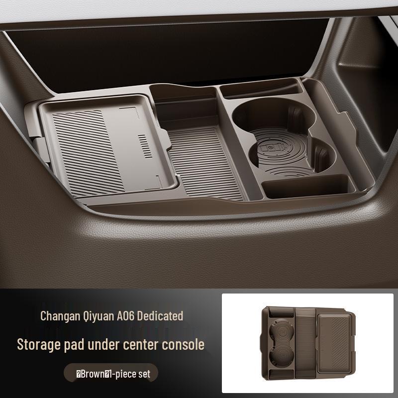 Dustproof Silicone Holder for 26 Qiyuan A06 Models: Center Console Storage Organizer