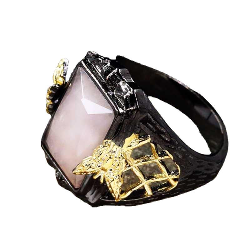 

SACE GEMS Подвески Ювелирные изделия Благородный придворный стиль Обручальные кольца с турмалином Женские элегантные коктейльные кольца 8 чёрный