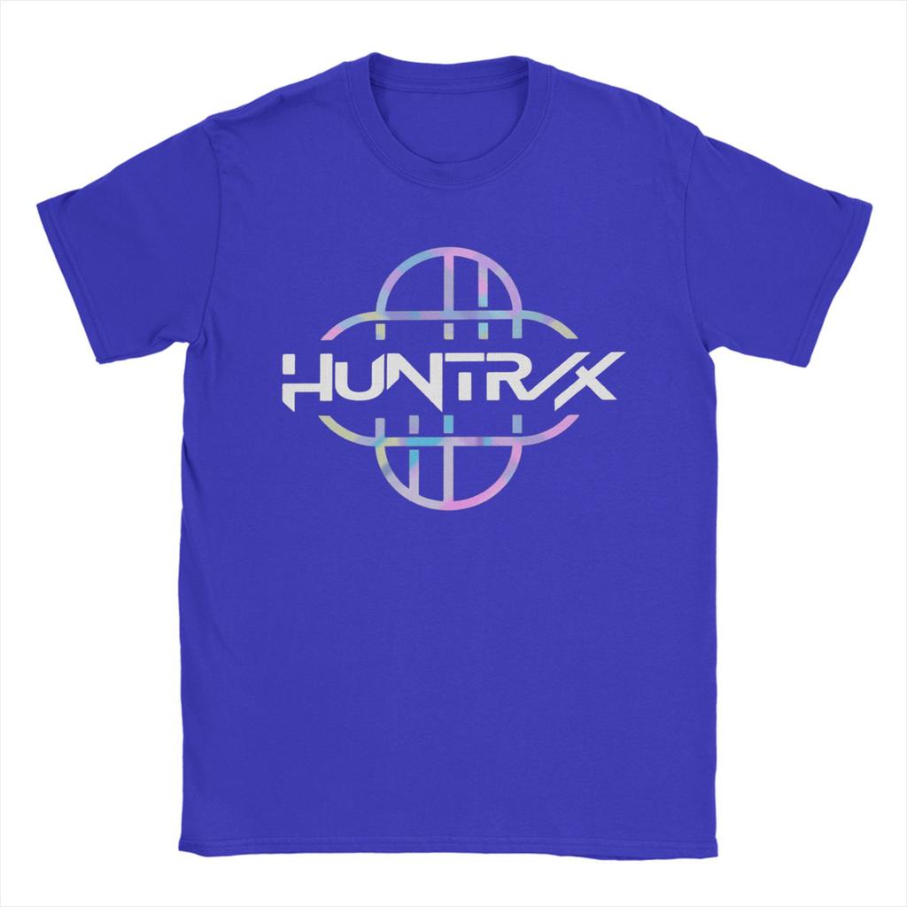 K POP Demon Hunters Logo T-Shirt for Men HUNTRIX Casual Pure Cotton Tees O Neck Short Sleeve T Shirts Adult Clothing