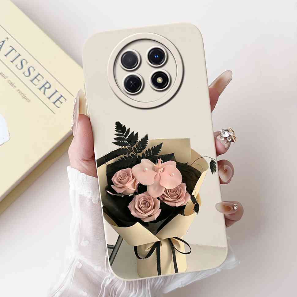Für Huawei nova Y91 Hülle STG-LX1 Niedliches Cartoon-Kaninchen Weiche Silikonhülle Für Huawei Enjoy 60X STG-AL00 6,95" Schmetterlingsschale