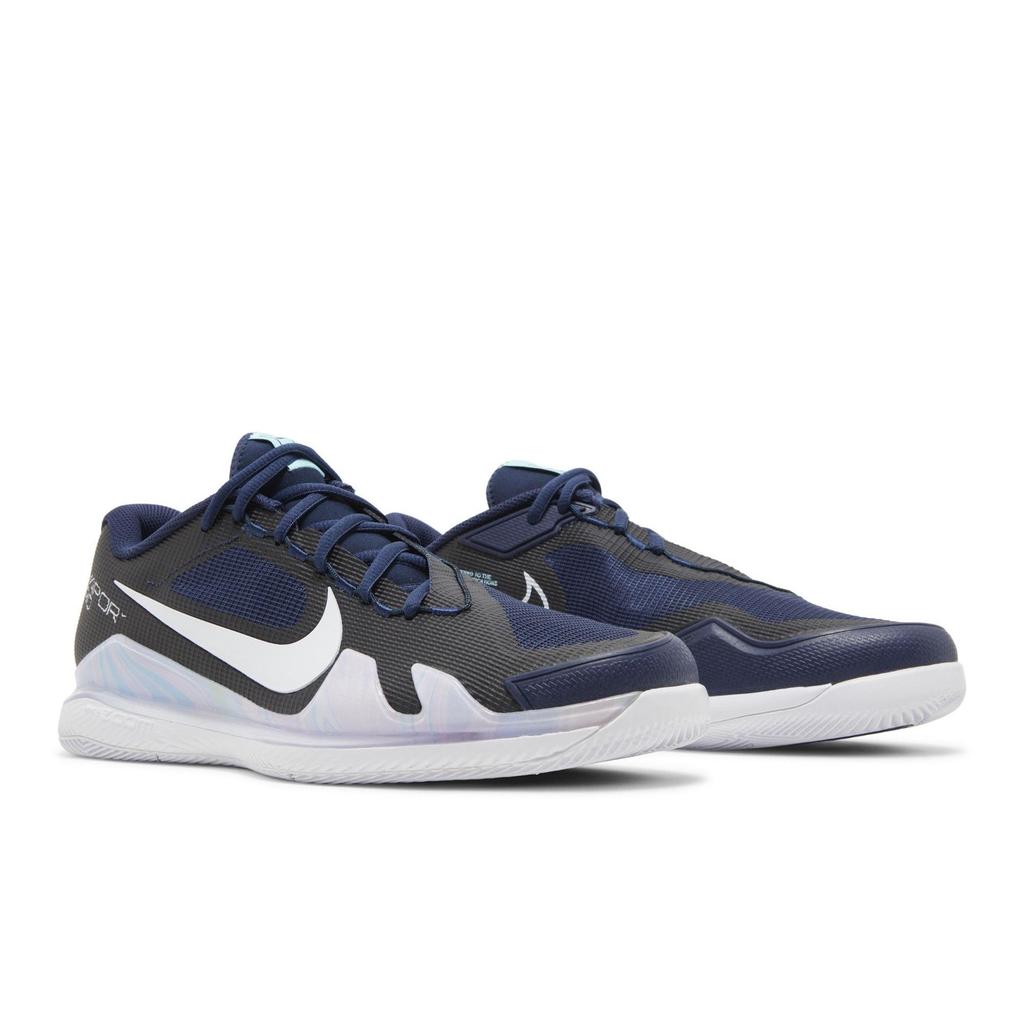 NikeCourt Air Zoom Vapor Pro 'Midnight Navy' (Unisex) Midnight Navy / Glacier Ice / White Tennis Shoes CZ0220 401