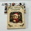 Decorative PVC Miniatures 2026 Owl/Dog Advent Calendar, 24 Days Christmas Countdown with Mini Animal Theme Surprise Figurine Ornaments, Collectible