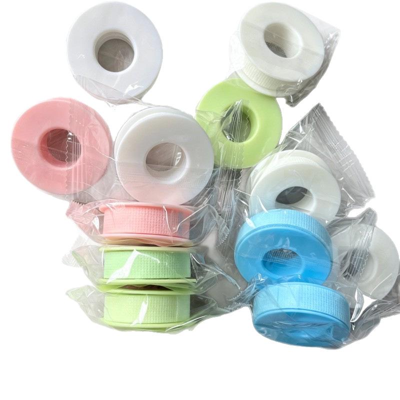 Eyelash Extension Non-Woven Adhesive Tape – Breathable, Low-Allergy, Isolation Tape for Upper & Lower Eyelids with Plastic Core