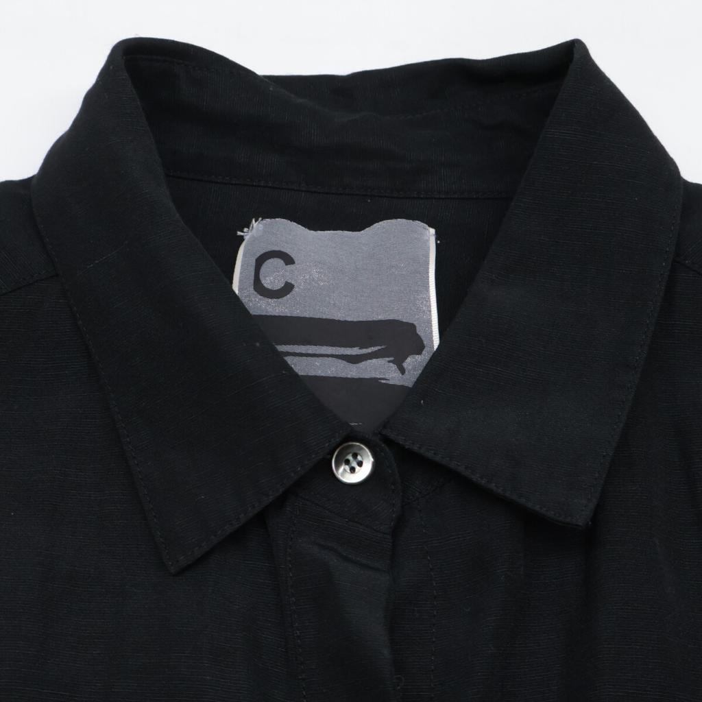 Chaos 24Stainless Steel CH209102ER Black Linen Blend Desert Shirt Dress dress F blackUsed