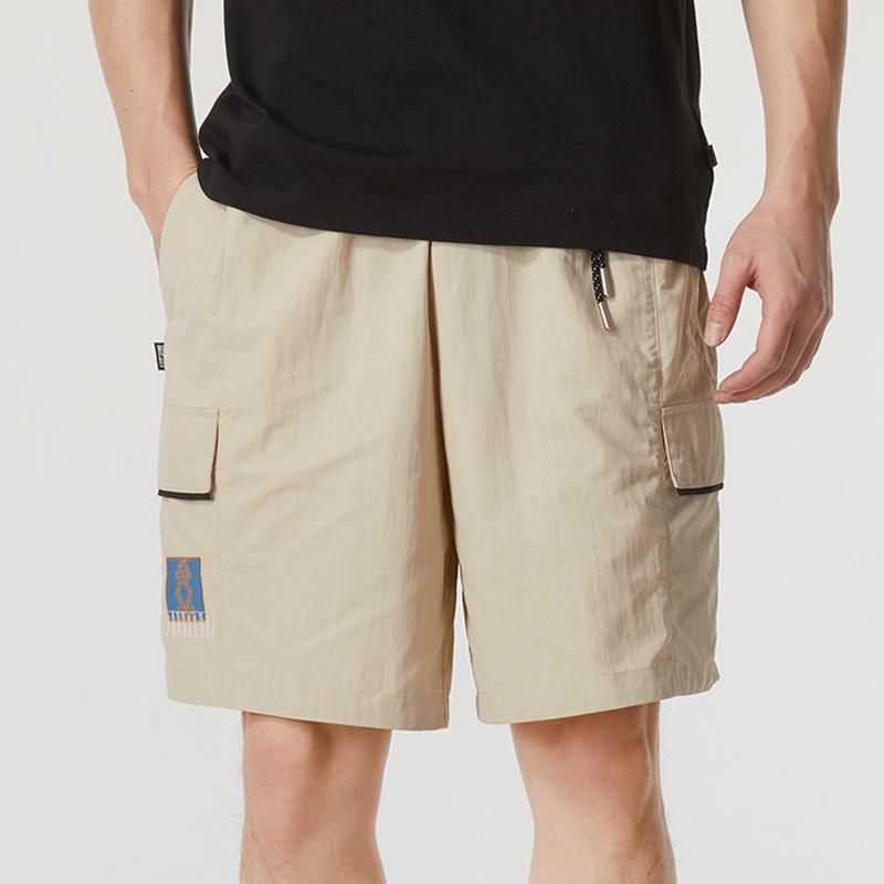 Puma Solid Color Fitness Training Mid-Waist Casual Shorts Men Bottoms Khaki 626871-90