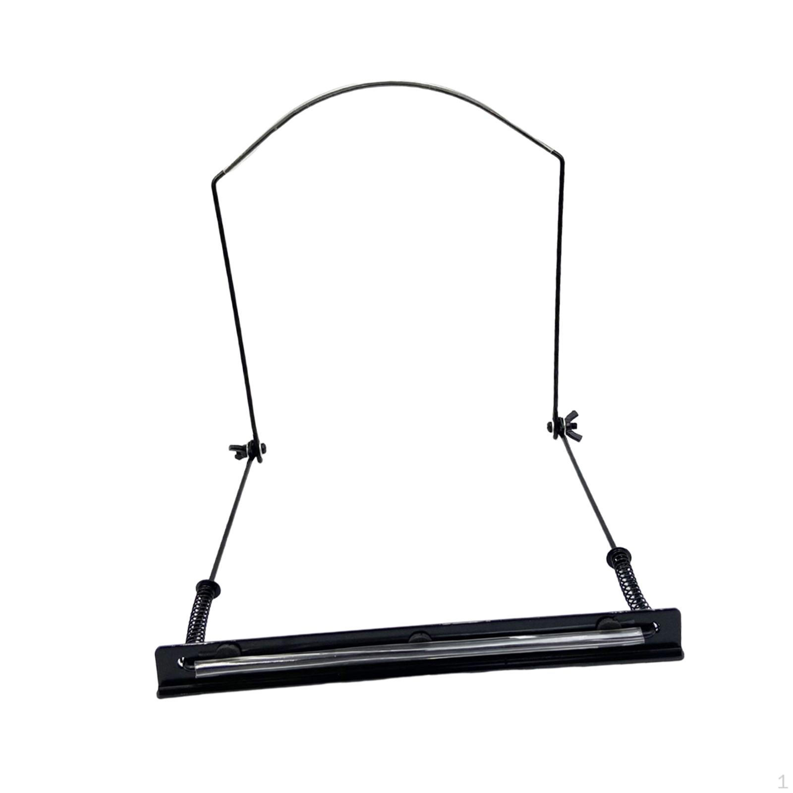 

24 Holes Harmonica Holder Industry Standard Harp Neck Stand Adjustable for Performance чёрный