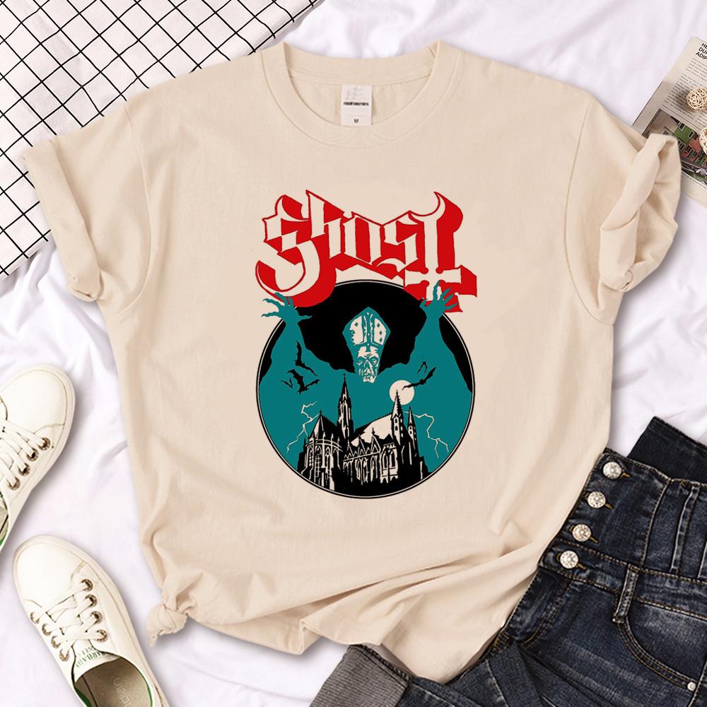 Ghost Band Tshirt Women Summer Tshirt Girl Anime Clothes