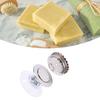 Magnetische Seifenschale Wandmontiert Edelstahl Magnetischer Seifenhalter für Küche Badezimmer Saugknopf
