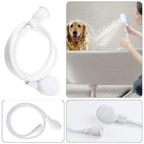 Practical with Buckle Bathing Heavy Duty Bathtub Faucet Dog Washing Shower Attachment Bathroom Supplies Handheld Shower Head